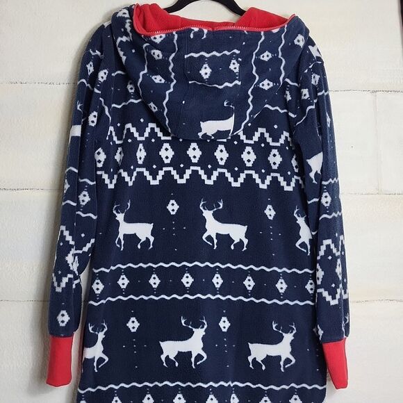 MEN'S BLUE REINDEER JUMPSUIT. Size L - Picture 8 of 13